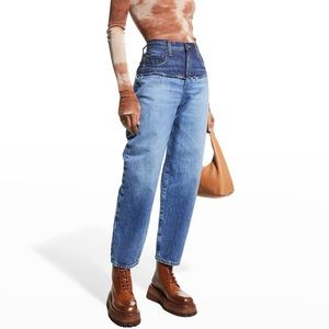 FRAME Ultra High Rise Barrel Leg Denim Jeans Size 29